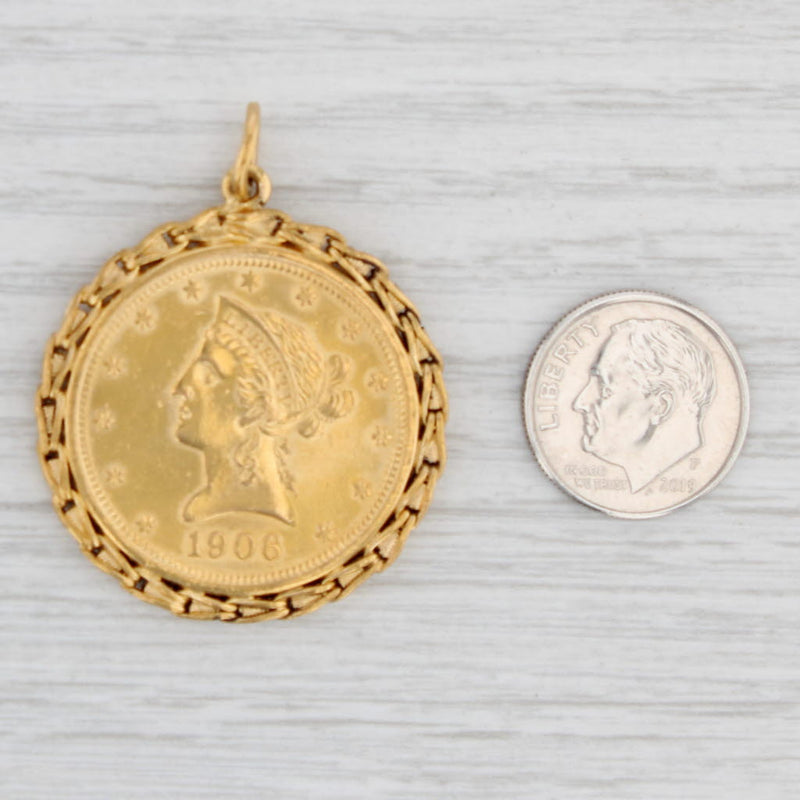 Medallion Coin Necklace-Gold Specialty Chain-French Coin Pendant | Coin  pendant, Coin jewelry, Gold coin necklace