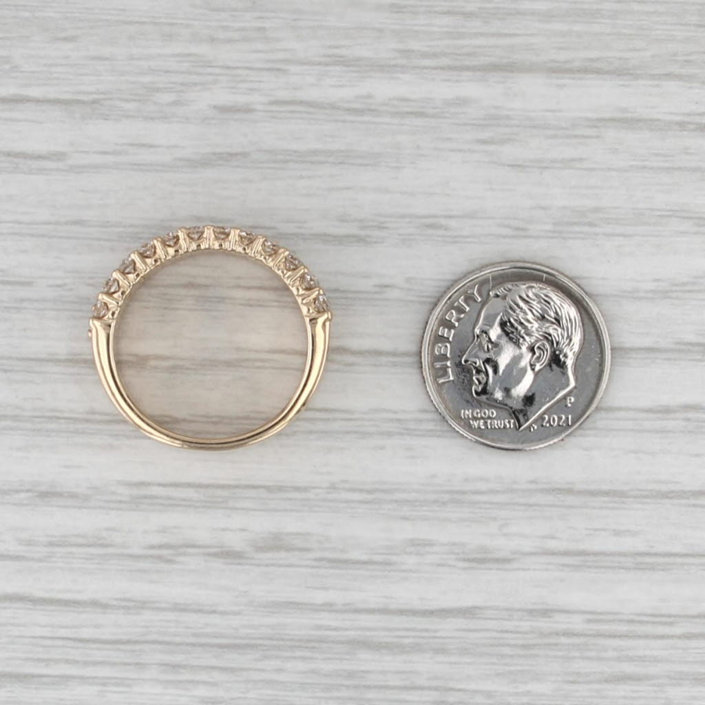 1.90ctw Diamond Anniversary Wedding Band 14k Yellow Gold Size 7