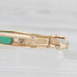 Light Gray 0.40ctw Emerald Diamond Drop Earrings 10k Yellow Gold Snap Top Posts