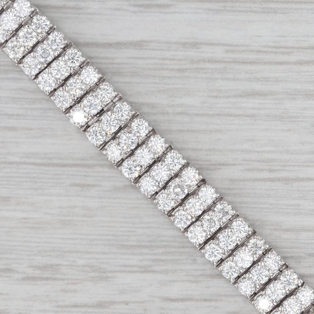 8ctw Diamond Tennis Bracelet 18k White Gold 7" 7mm