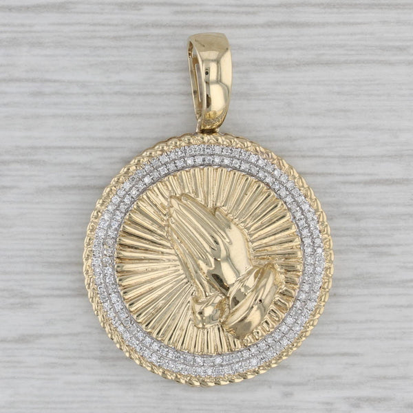 10k gold store medallion pendant