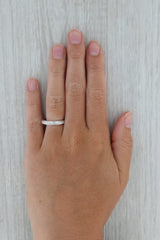 Gray New Beverley K 0.65ctw Diamond Wedding Band 14k White Gold Stackable Ring