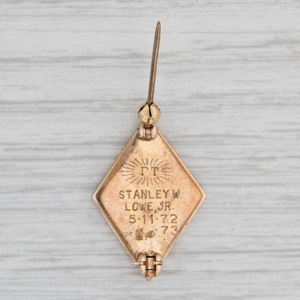 Vintage Phi Gamma Delta Fraternity Pin 10k Gold Greek Star Badge