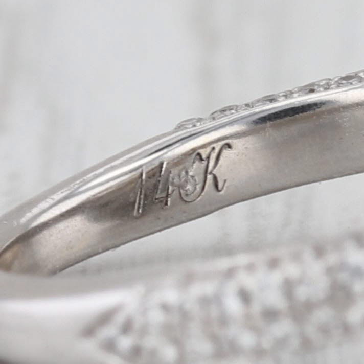 Neil Lane 1.78ctw Princess Diamond Halo Engagement Ring 14k White Gold Size 5.25