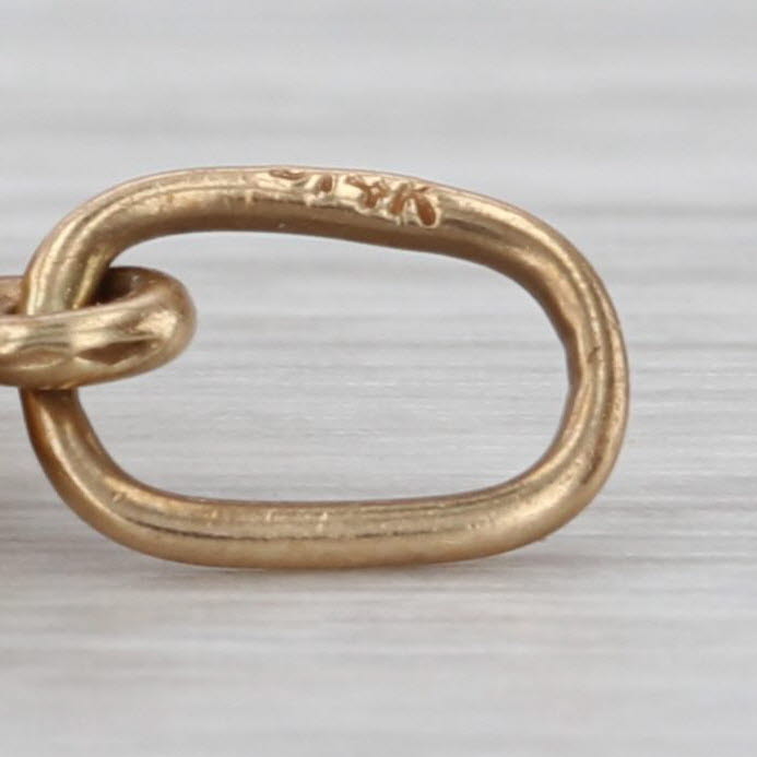 Vintage Hairdryer Charm 14k Yellow Gold Pendant