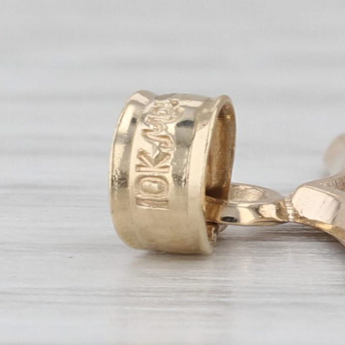 Oakland Raiders Logo 1998 Vintage NFL Pendant 10k Yellow Gold Football Souvenir