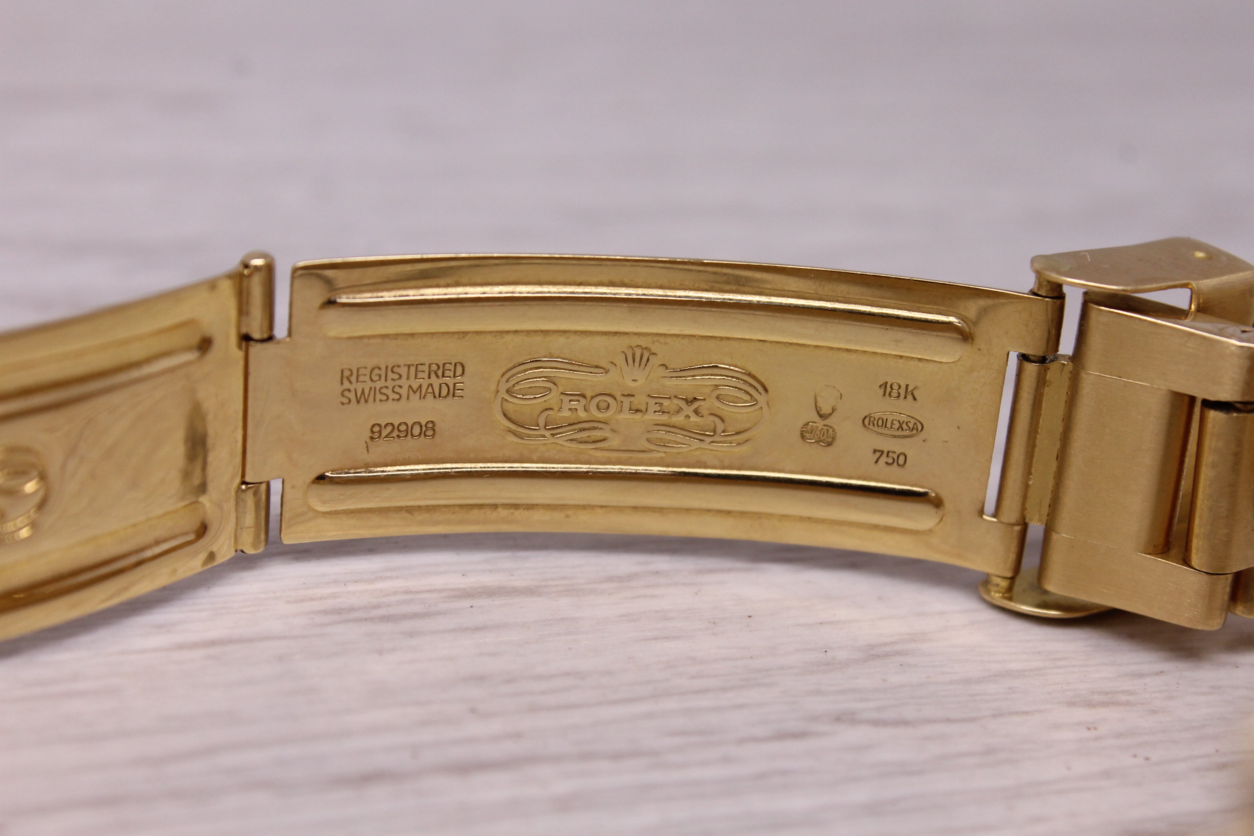 Vintage 1982 Rolex GMT Master 16758 18k Gold Mens Automatic Watch Nipple w B&P
