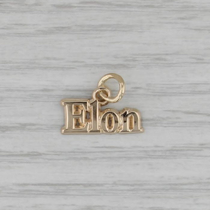 Elon University Pendant 10k Yellow Gold School Keepsake Souvenir Charm