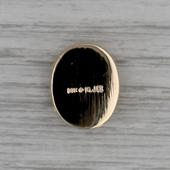 Richard Klein 0.60ctw Diamond Slide Bracelet Charm 14k Yellow Gold Vintage KLJCI