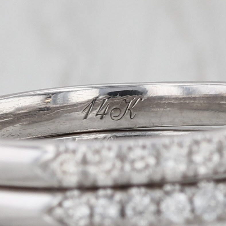 Neil Lane 1.45ctw Diamond Halo Engagement Ring Wedding Band Bridal Set 14k Gold