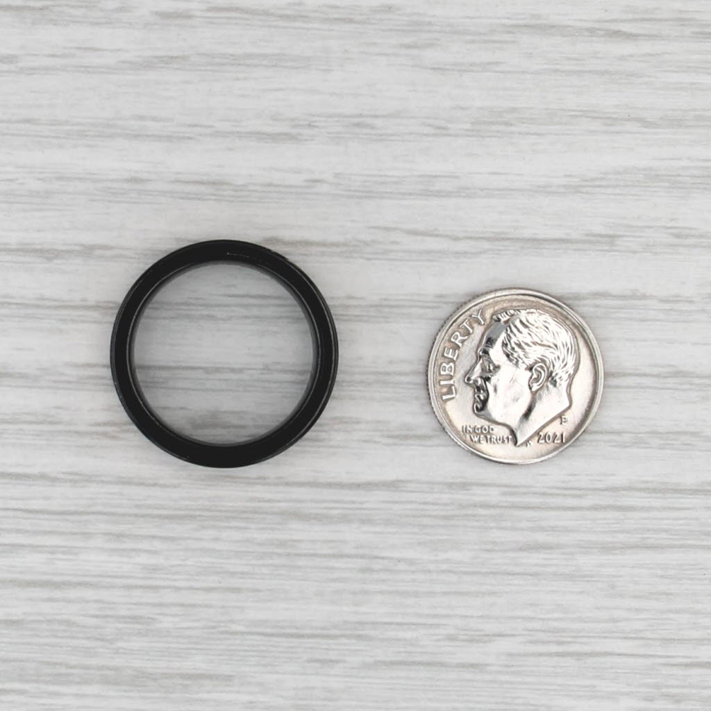 Triton Men's Wedding Band Tungsten Carbide 14k Rose Gold Size 7.5 Ring