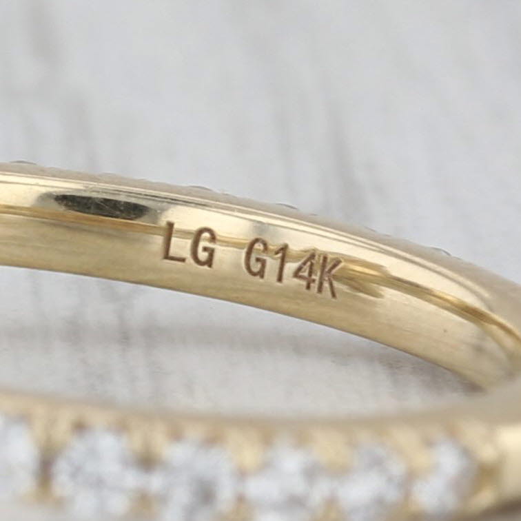 New IGI 3.55ctw Round Lab Grown Diamond Engagement Ring 14k Yellow Gold Size 6.5