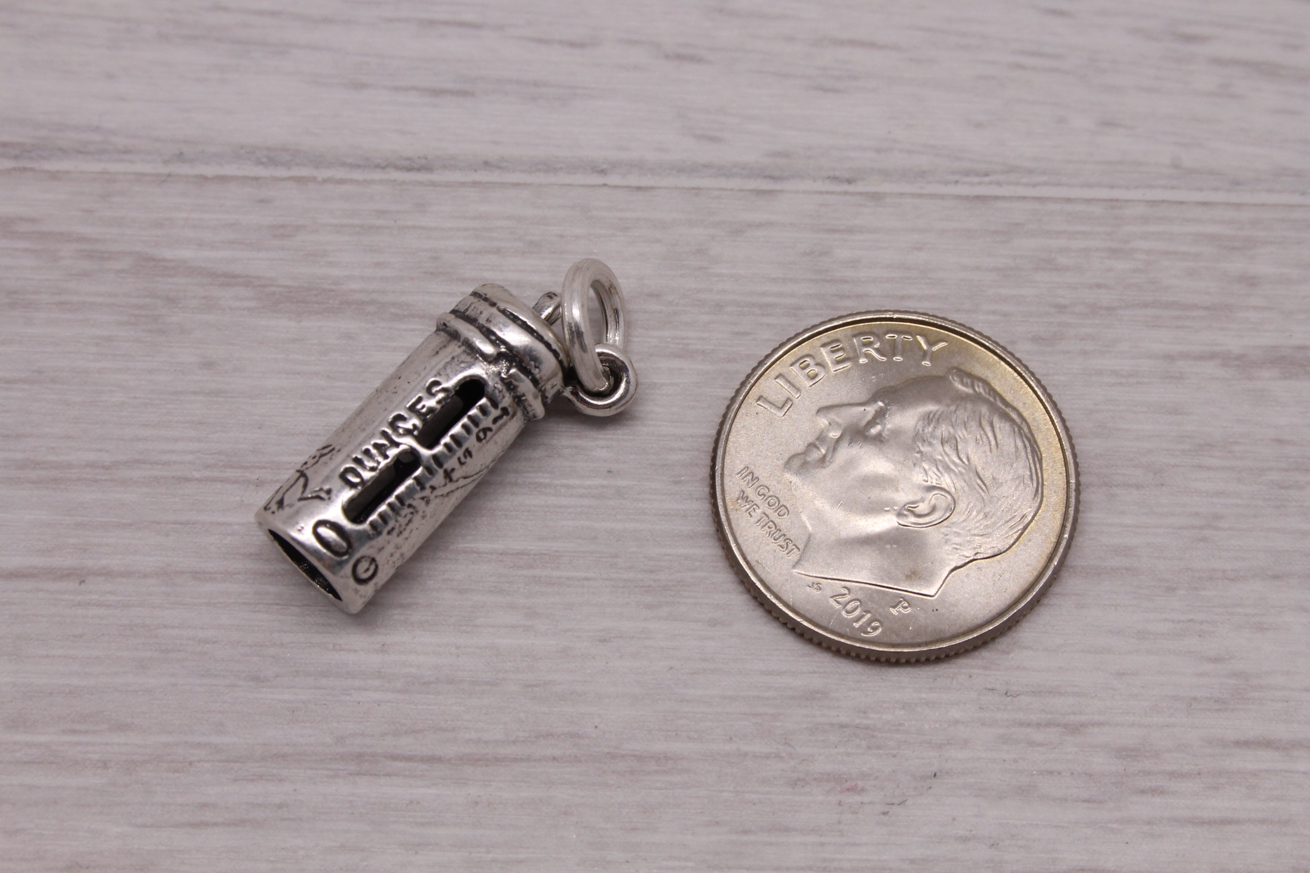 Sterling Silver 925 Baby Bottle 7 Ounces Formula Charm