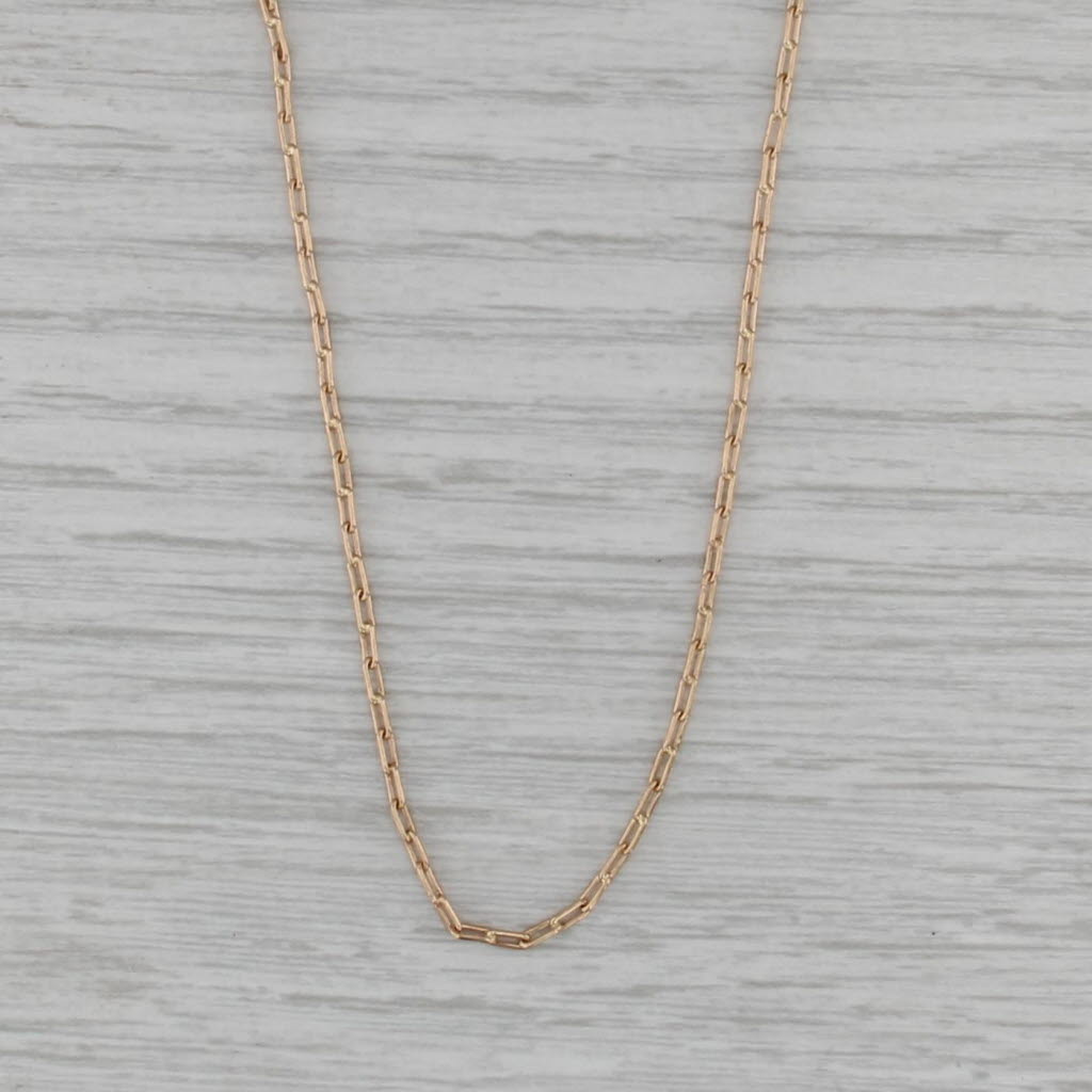 Cable Chain Necklace 14k Yellow Gold 24" 1.7mm