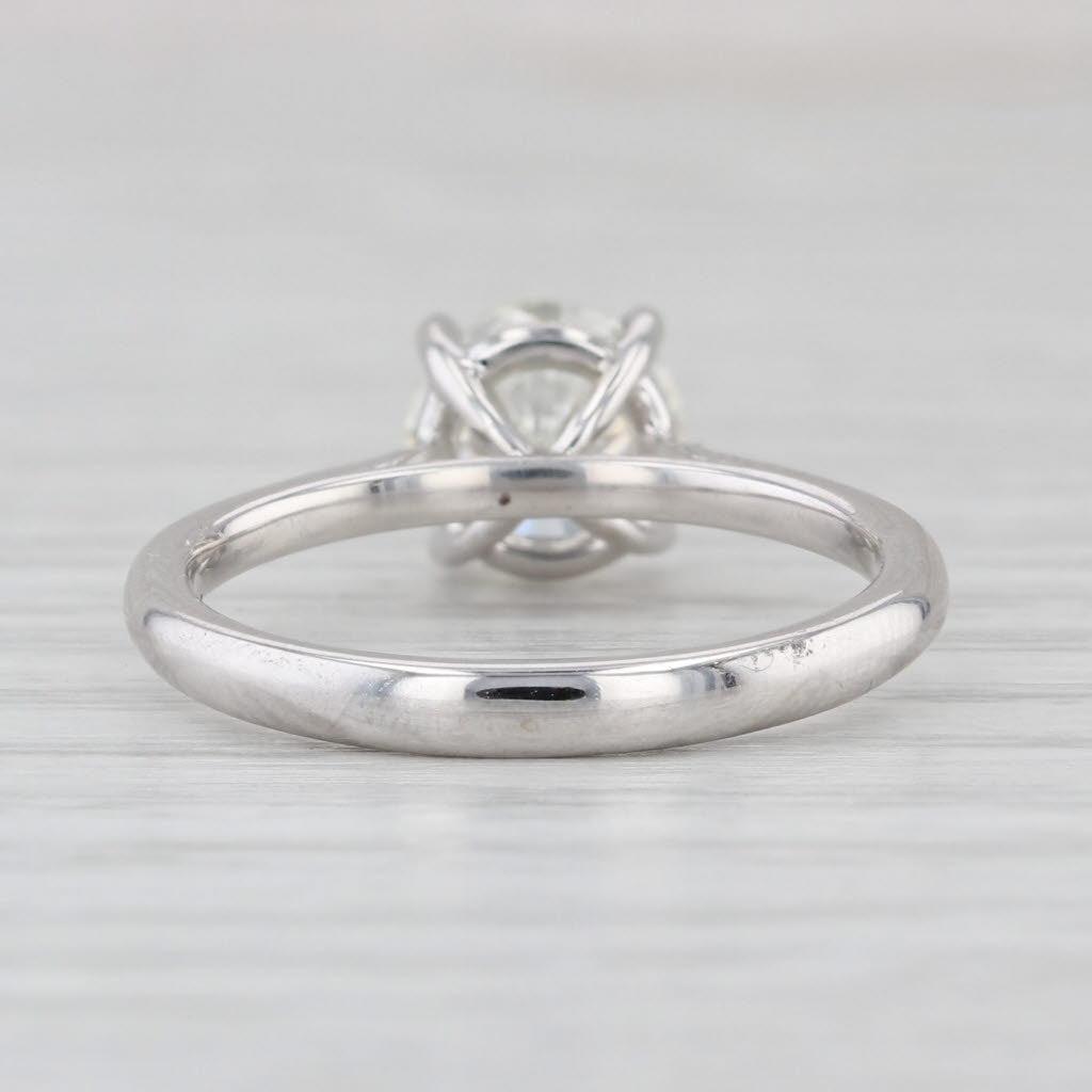 1.35ctw GIA Round Diamond Engagement Ring 950 Platinum Size 6.5