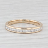 0.18ctw Diamond Wedding Band 14k Yellow Gold Size 5.5 Stackable Ring