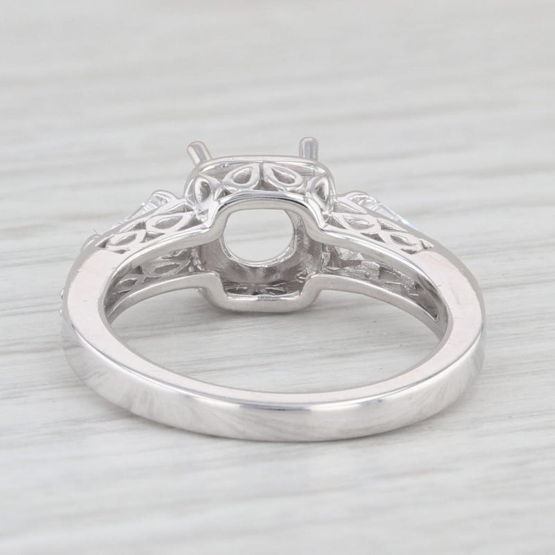 New Semi Mount Engagement Ring Diamond 18k Gold Size 6.25 Gottlieb & Son