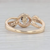 Gray 0.15ctw Diamond Engagement Ring 10k Yellow Gold Size 7
