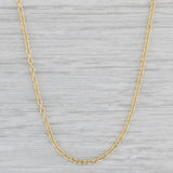 New Adjustable Cable Chain Necklace 14k Yellow Gold 16"-18" 1.5mm
