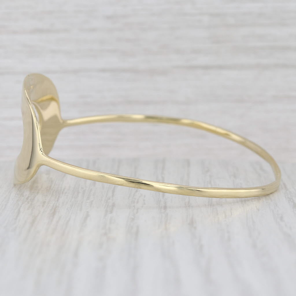 Ippolita Circle Bangle Bracelet 18k Yellow Gold Statement 7.5"