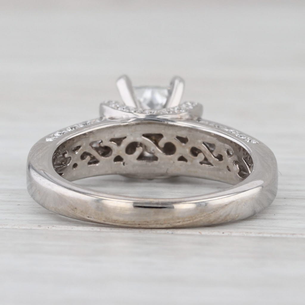GSI 1.63ctw Diamond Engagement Ring 14k White Gold Size 4.75