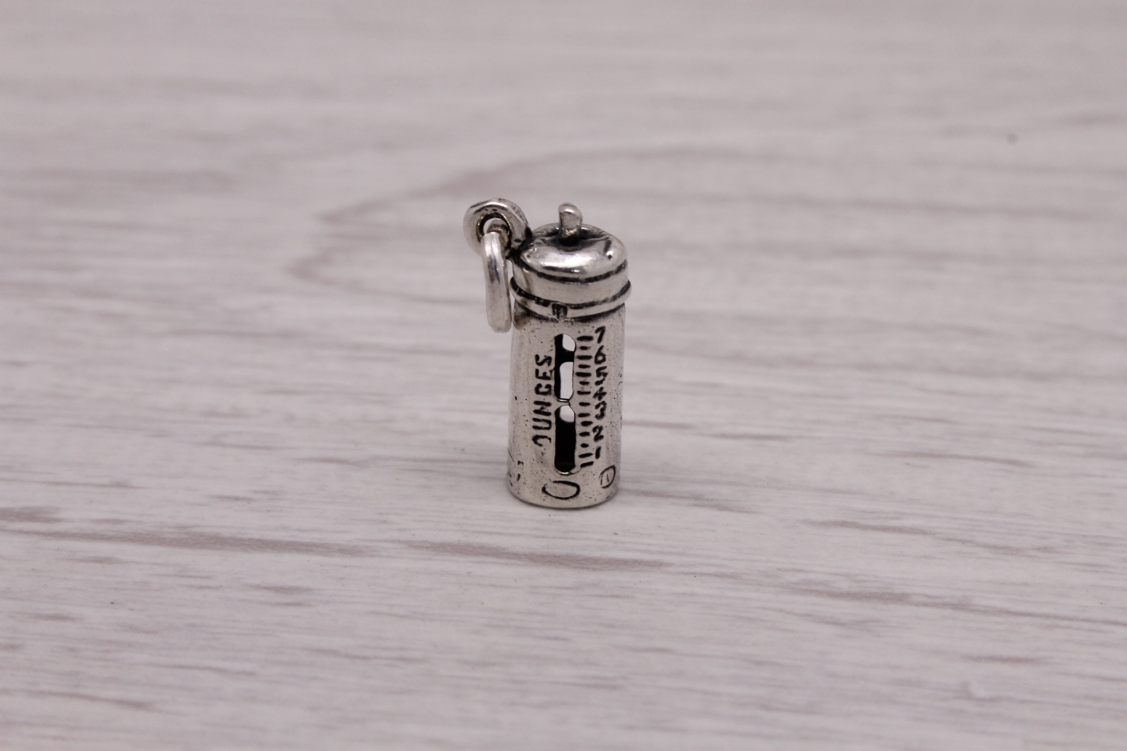 Sterling Silver 925 Baby Bottle 7 Ounces Formula Charm