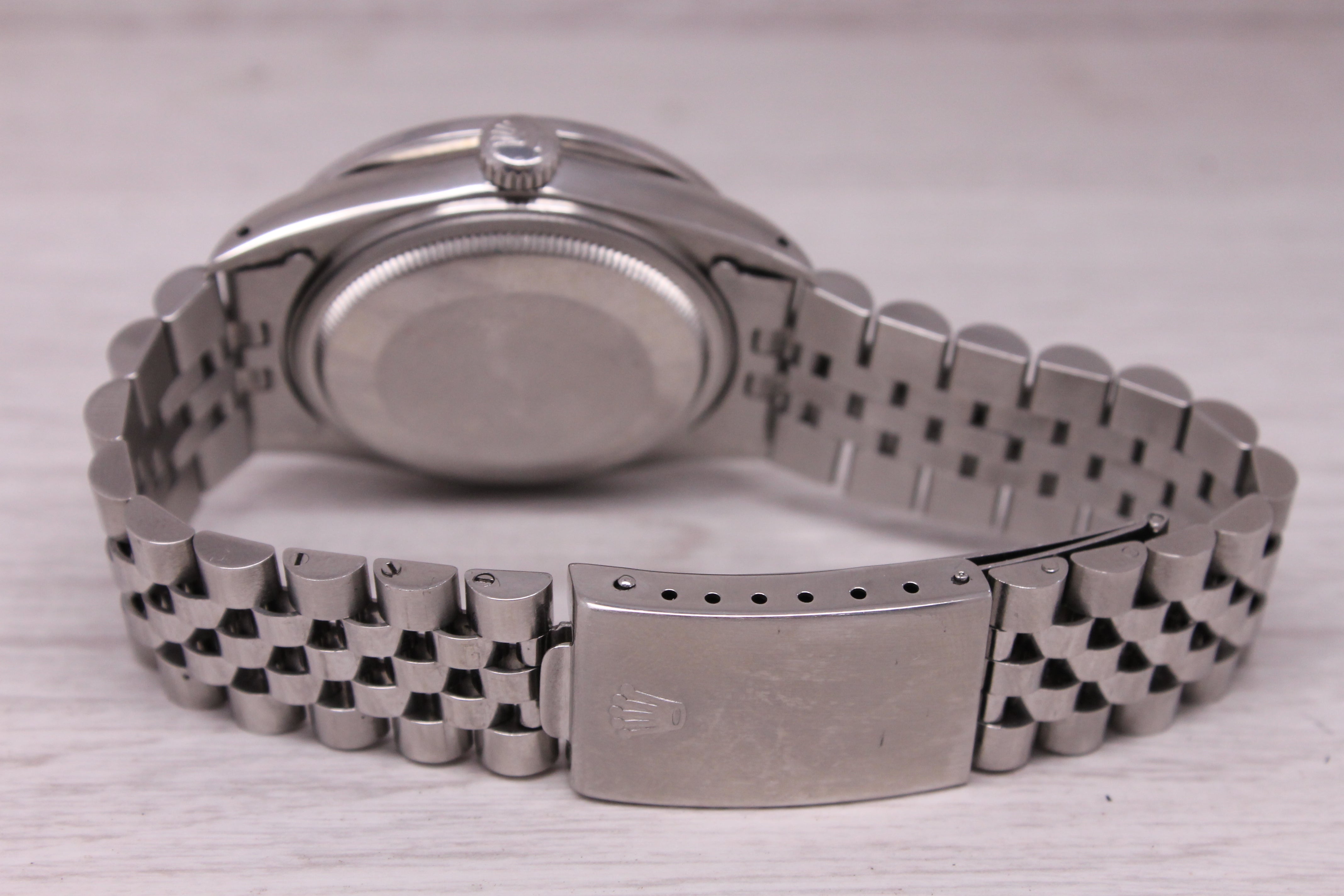 Vintage 1983 Rolex Datejust 16014 36mm MOP Dial & Diamond Dial Bezel Jubilee