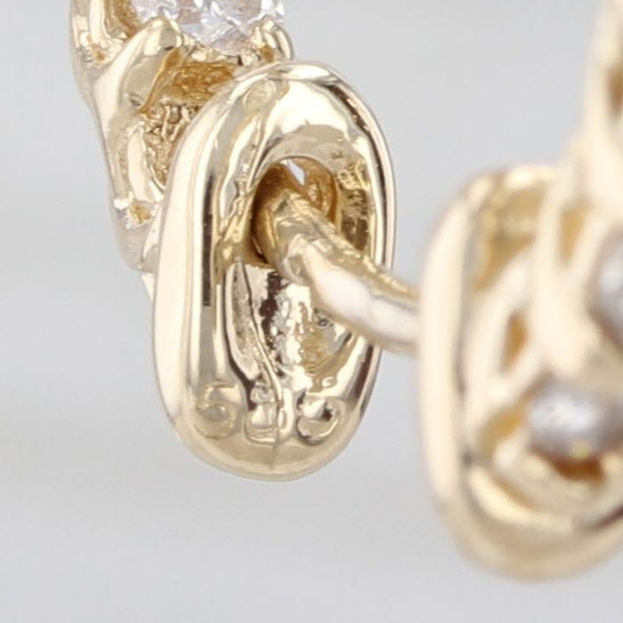 2.40ctw Diamond Insideout Hoop Earrings 14k Yellow Gold Snap Top Hinged