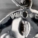 Sand Dollar Pendant 14k White Gold Nautical Charm
