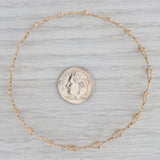 Expandable Mesh Ring Bracelet 10k Gold Size 3.5 Band up to 8" Statement Bangle