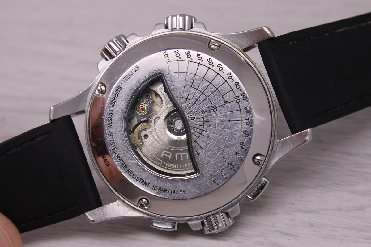 Hamilton Khaki Automatic X-Wind 45mm Chronograph Watch Swiss Day Date H776160
