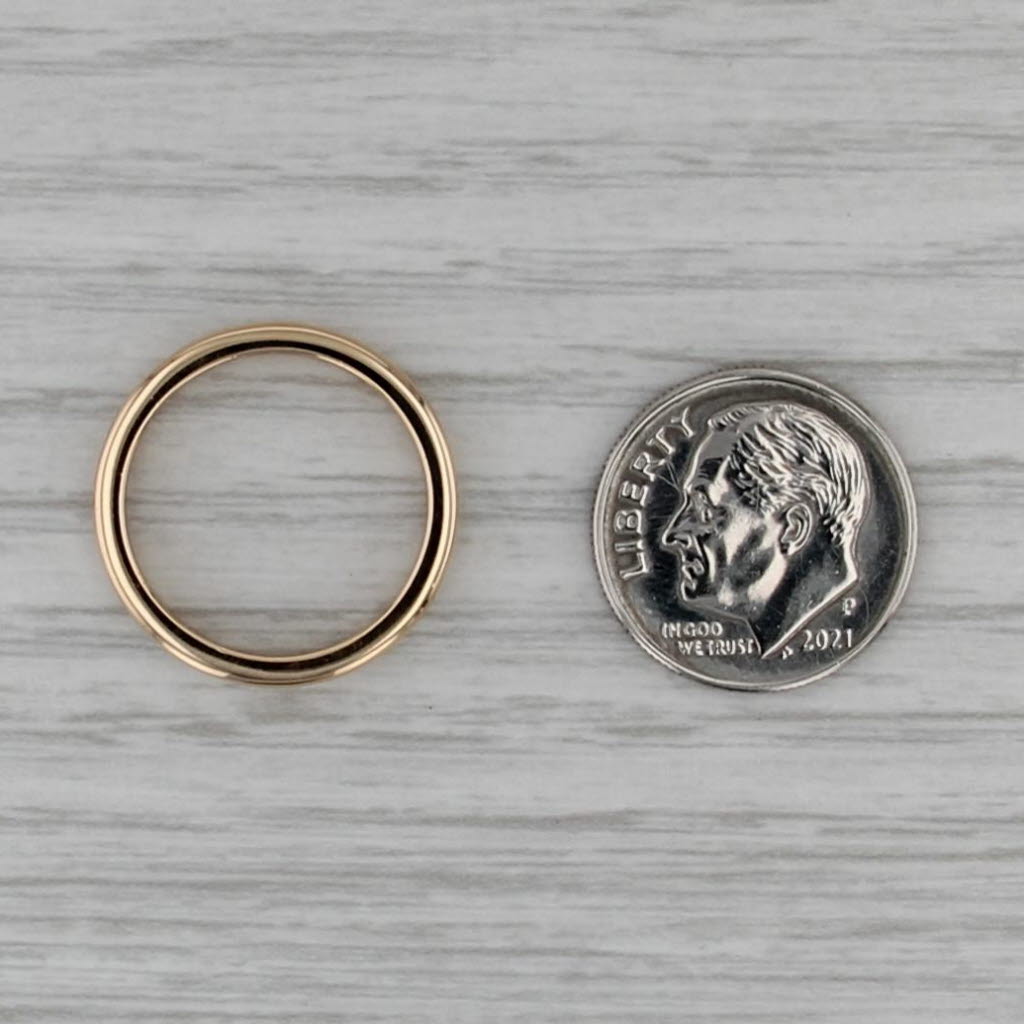 0.50ctw Diamond Eternity Band 14k Gold Stackable Wedding Anniversary Ring Sz 6