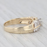 0.93ctw Round Diamond Engagement Ring 14k Yellow Gold Size 8