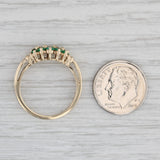 0.60ctw Emerald Ring 14k Yellow Gold Size 8