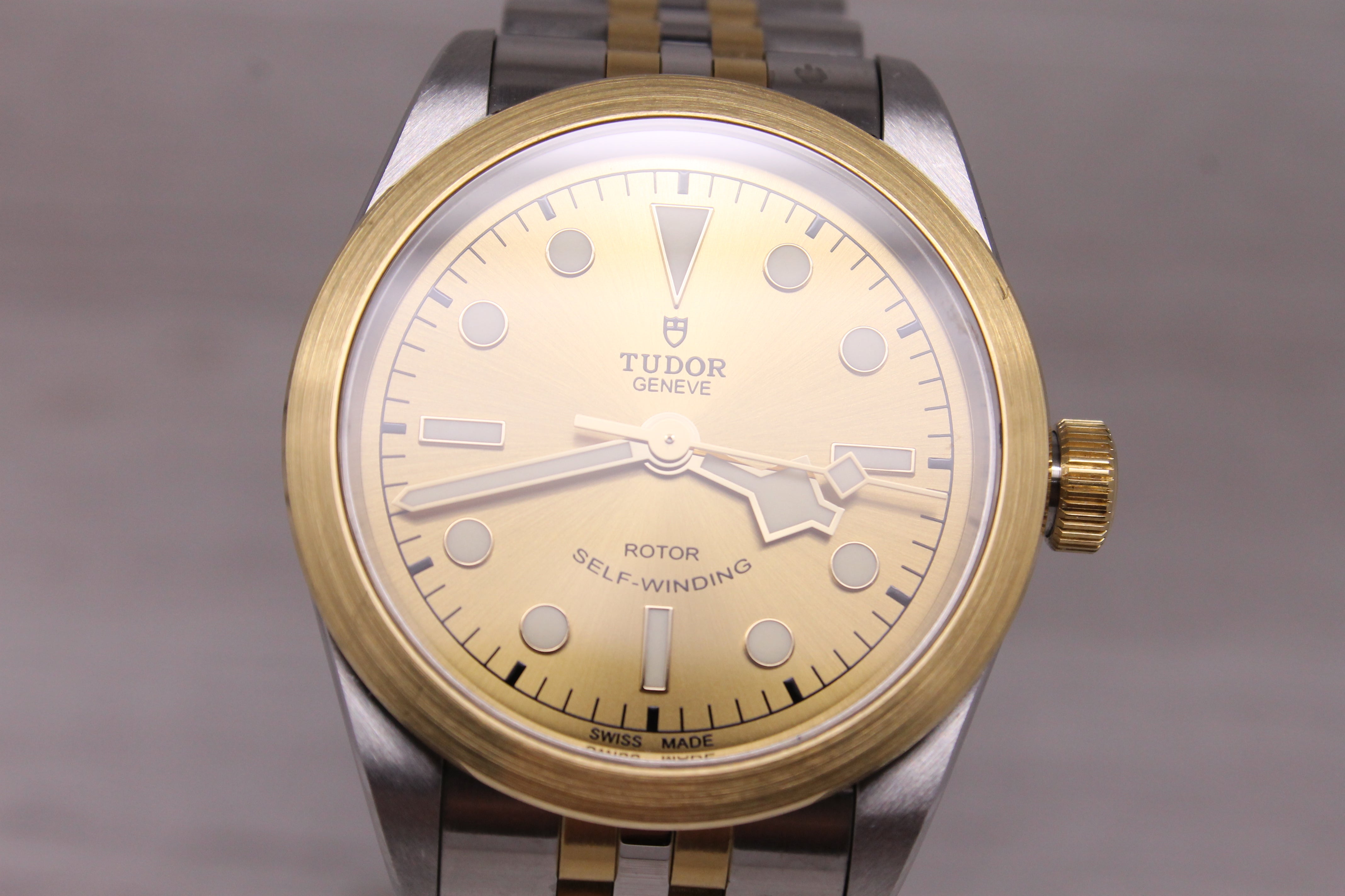 Tudor Black Bay One 36 S&G Two Tone Automatic Watch Box Card Tag