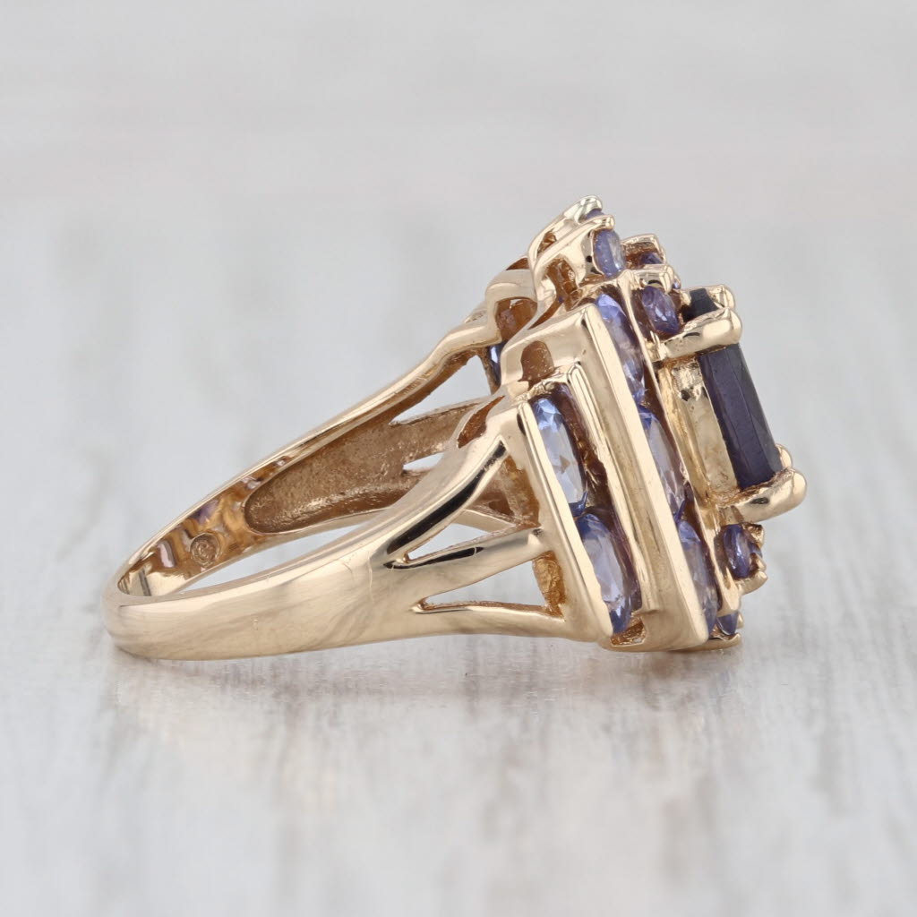 2.40ctw Iolite Tanzanite Ring 14k Yellow Gold Size 5.75