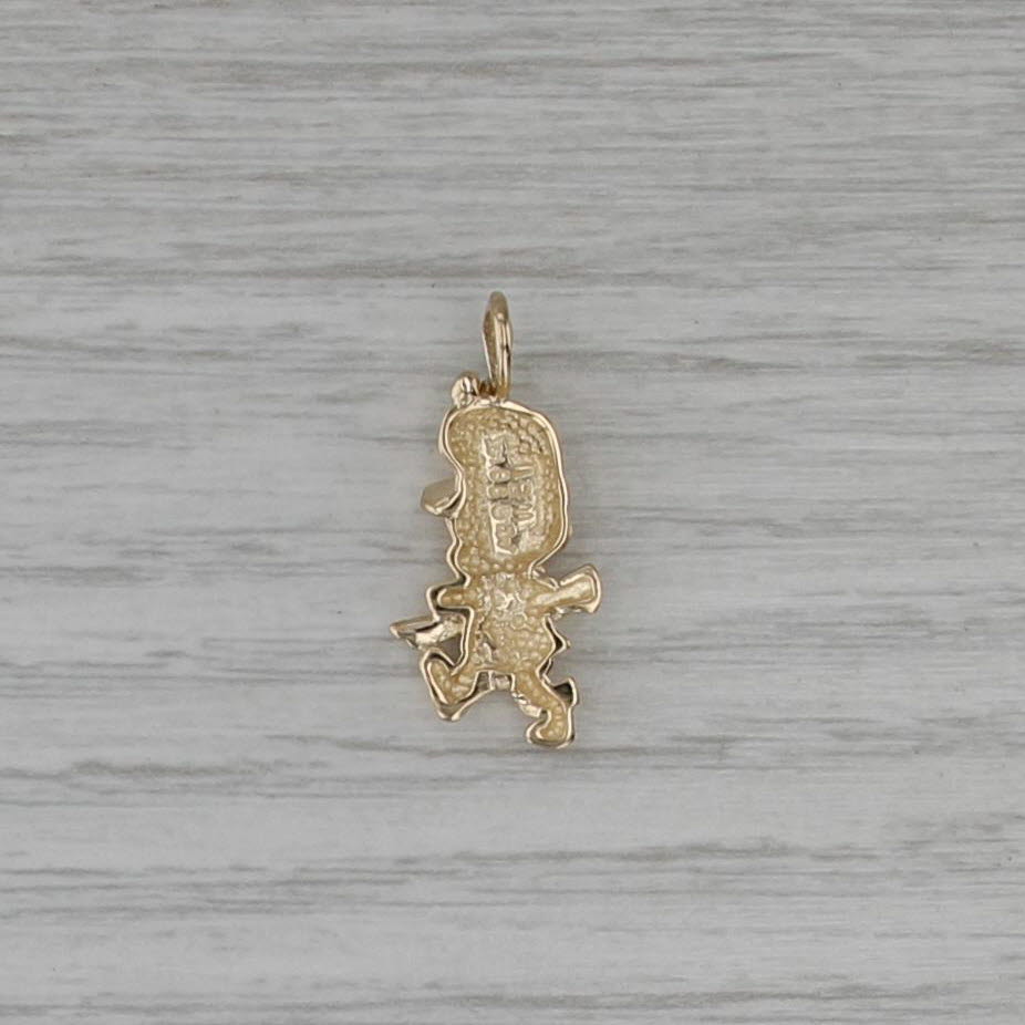 Elmer Fudd Pendant 14k Yellow Gold Warner Brothers Cartoon Charm