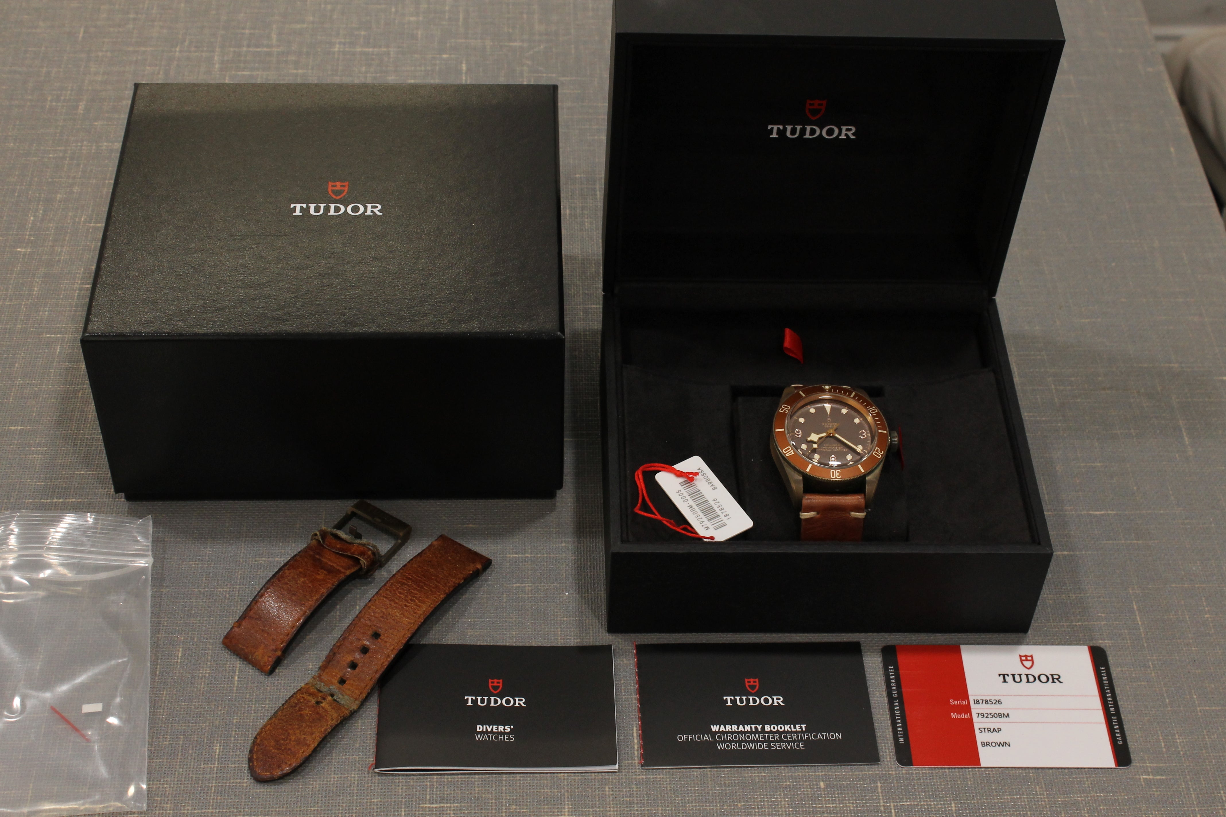Tudor Black Bay Bronze Heritage 43mm Mens Automatic Divers Watch w Box 79250BM