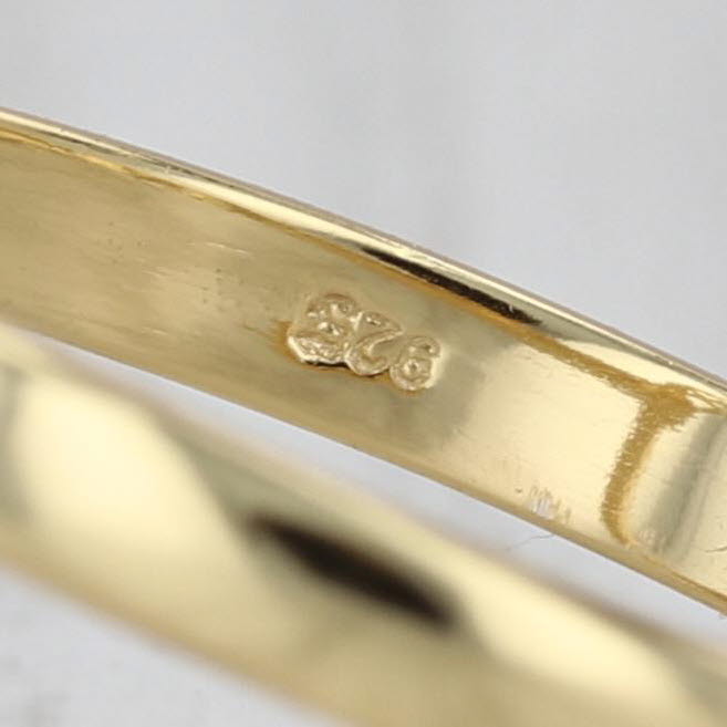 Yggdrasil Viking Tree Norse Tree of Life Ring Gold Plated Sterling Silver
