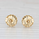 0.70ctw Diamond Stud Earrings 14k Yellow Gold Round Solitaire Studs