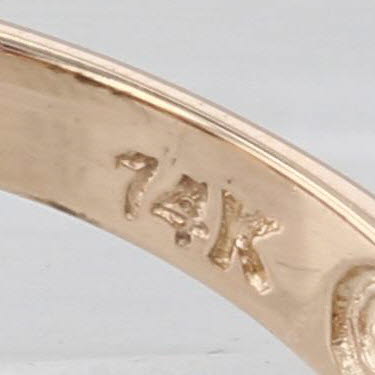 2.40ctw Oval Garnet X Ring 14k Yellow Gold Size 6.25