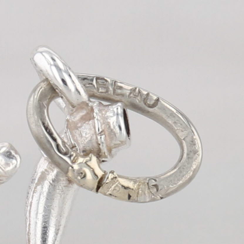 Vintage Old Timey Heater Stove Charm Sterling Silver 3D Pendant