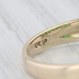 4.30ctw Green Quartz Ring 10k Yellow Gold Size 9