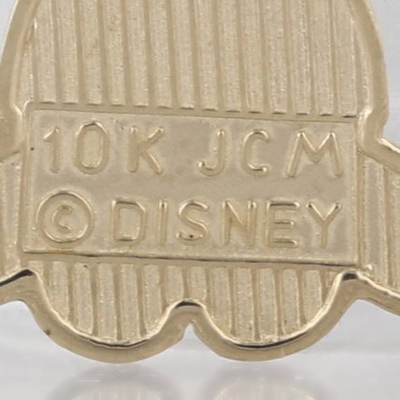 Disney Winnie the Pooh Pendant 10k Gold Cartoon Collectible Pooh Bear Charm