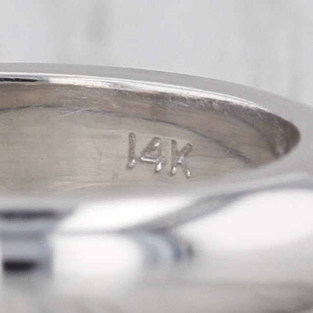 0.98ctw Diamond Anniversary Band 14k White Gold Wedding Ring Stackable