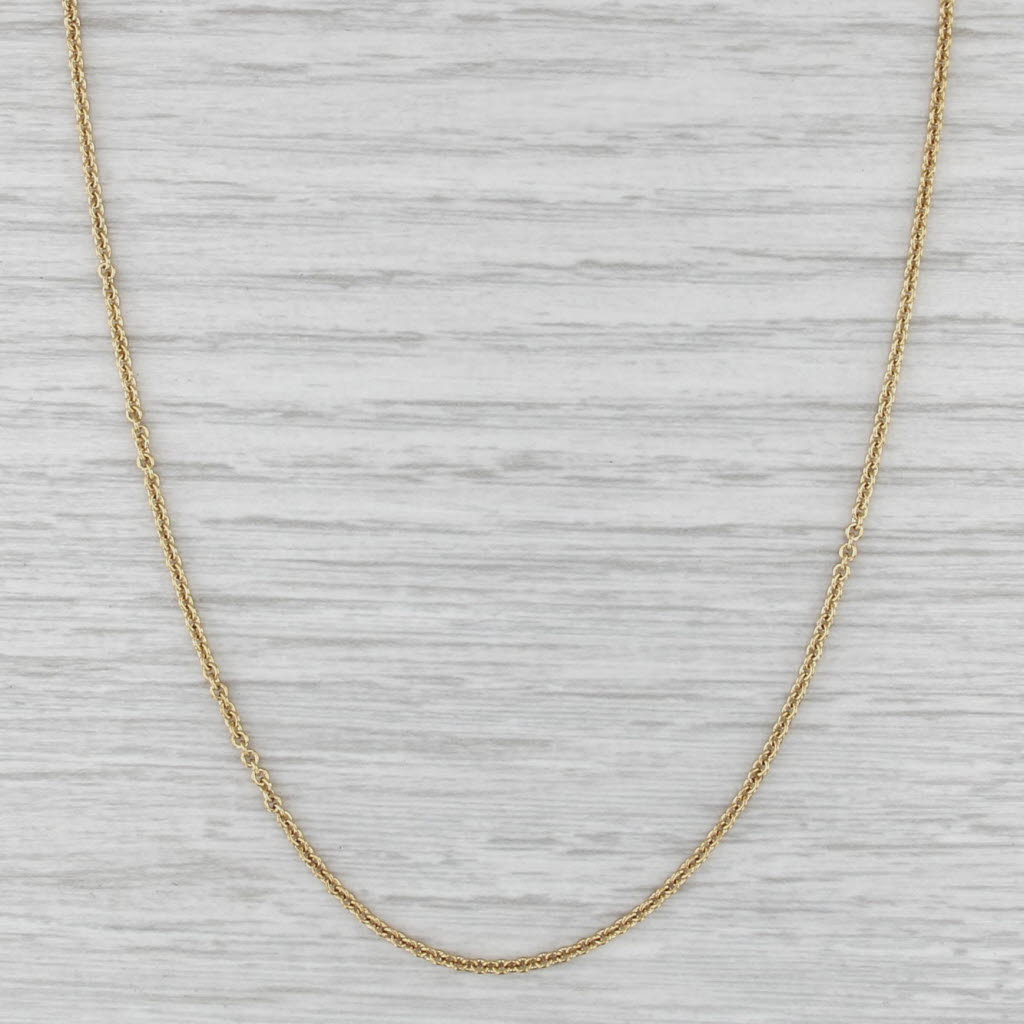 Tiffany & Co 24" Cable Chain Necklace 18k Yellow Gold Sku 3348996 1.6mm
