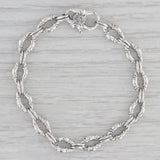 Scott Kay Amethyst Cable Chain Bracelet Sterling Silver 6.75" 7.3mm