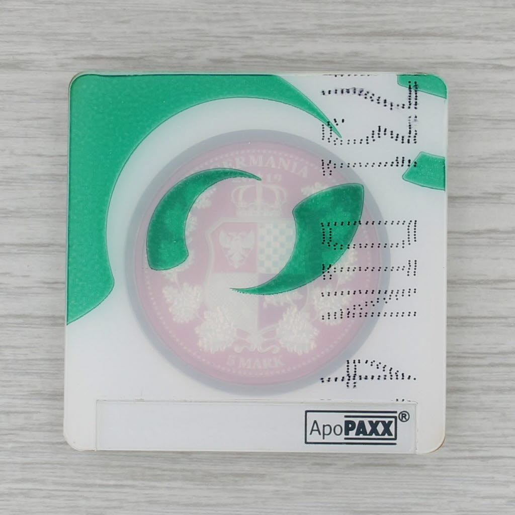 The Allegories Columbia & Germania 2019 Coin in Case 999 Silver 5 Marks 1 ozt