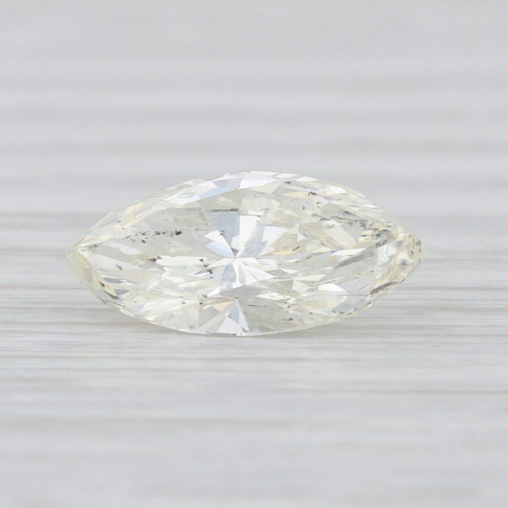 EGL USA 2.88ct Loose Diamond Marquise Solitaire 7.5 x 13.7mm Custom Jewelry