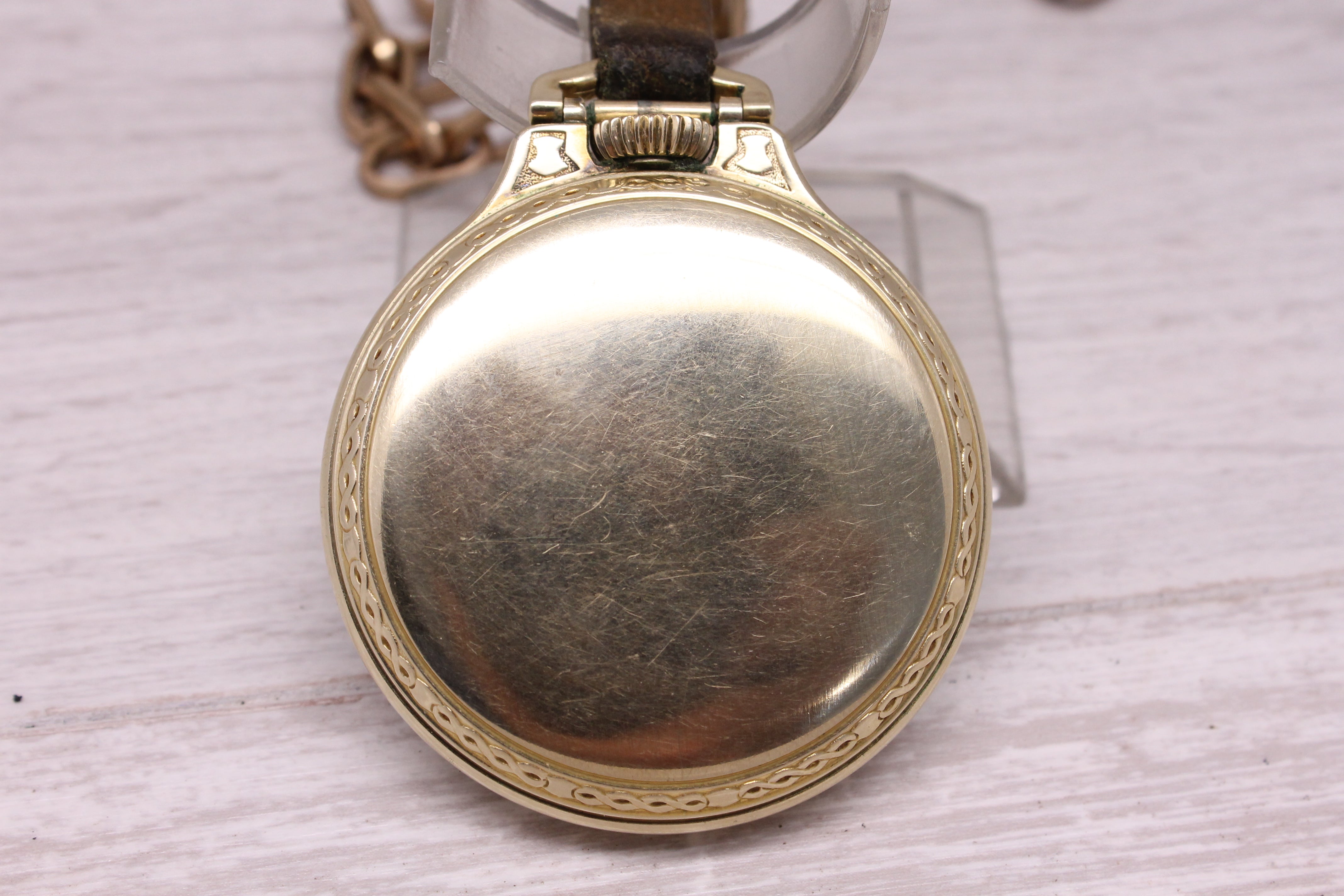 Hamilton 950B Railway Special 16s BOC Star Case w/ Gold Filled Chain & Whistle